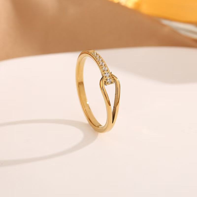 Minimal Zirconiat Ring - 18K Gold Plated