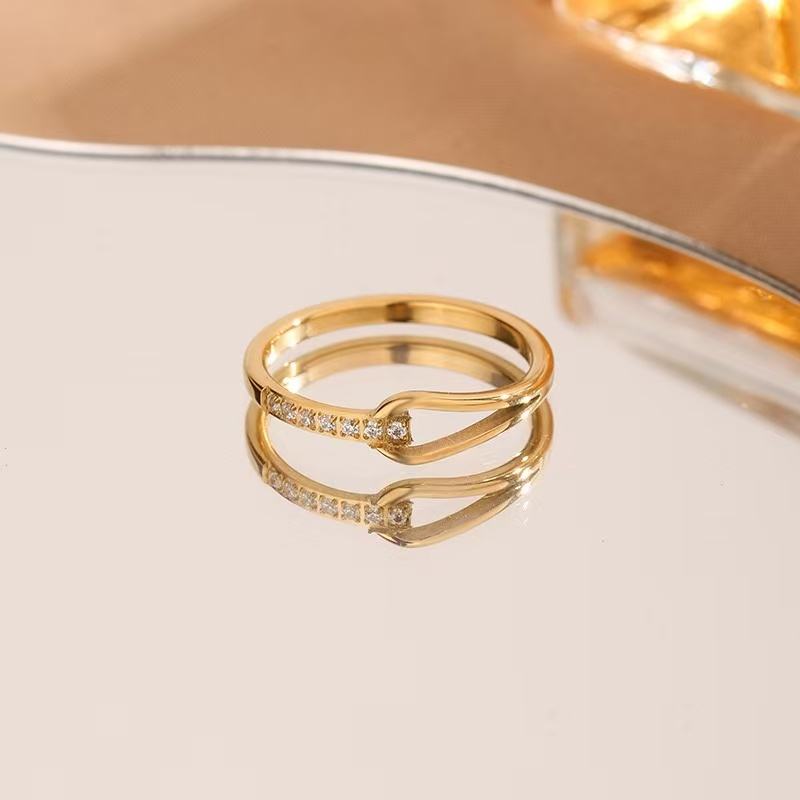 Minimal Zirconiat Ring - 18K Gold Plated
