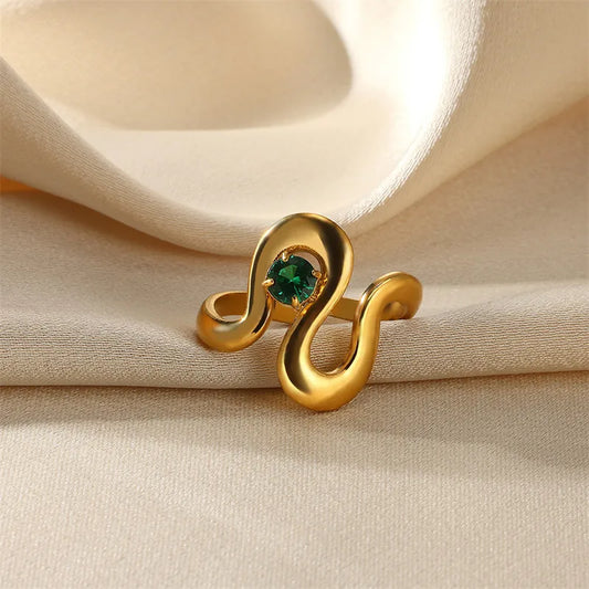 French Style Ring - 18k Gold Plated